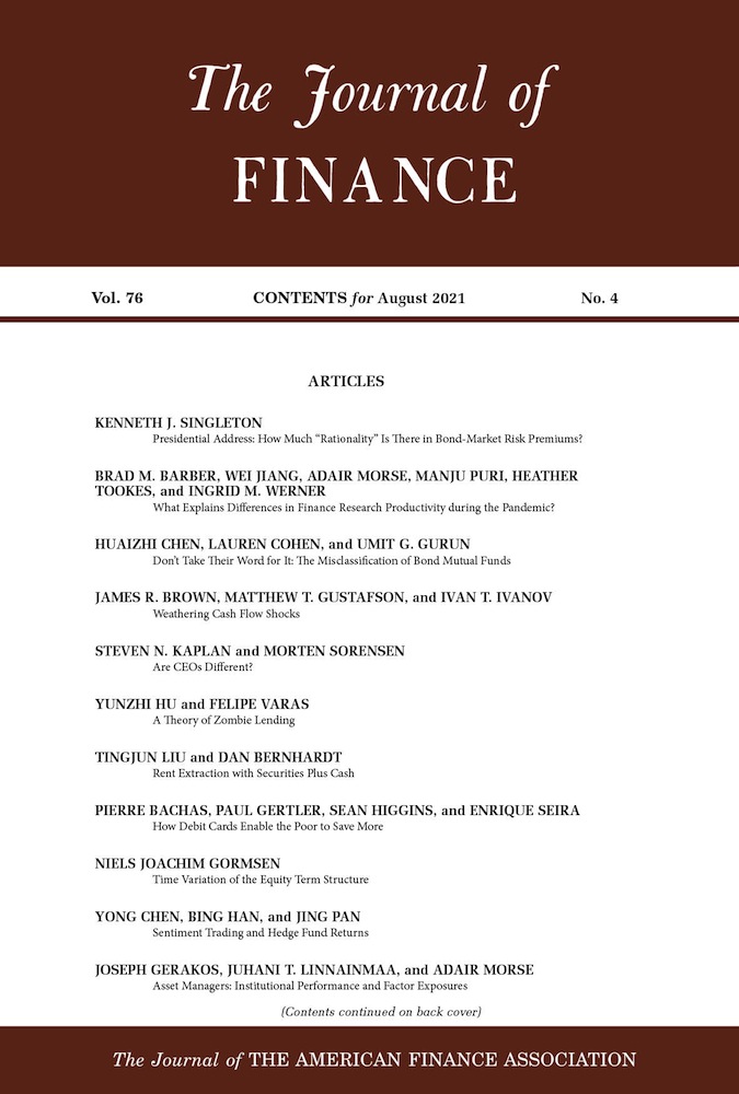 Journal of Finance